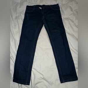 Acne Men's Deep Blue Skinny Jeans